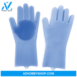 Housework Kitchen Cleaning Gloves Blue5Double