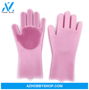 Housework Kitchen Cleaning Gloves Pink