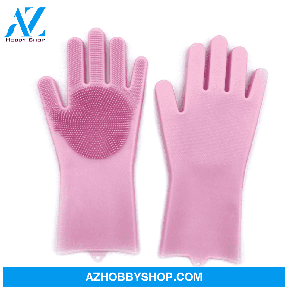 Housework Kitchen Cleaning Gloves Pink