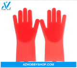 Housework Kitchen Cleaning Gloves Red