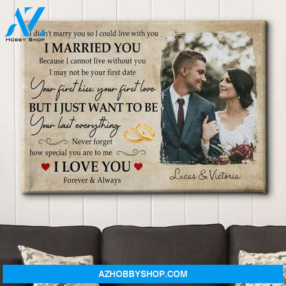 How Special You Are To Me - Personalized Custom Photo Canvas