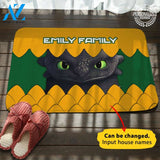 How To Train Your Dragon Night Fury Personalized Name Doormat