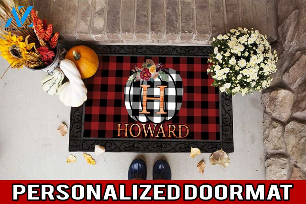 Howard DM13, Front Door Mat, Front Door Rug, Doormat, Custom Doormat All Over Printed (6228)