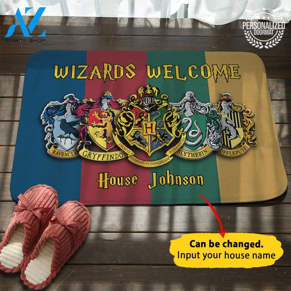 HP Personalized House Name Doormat
