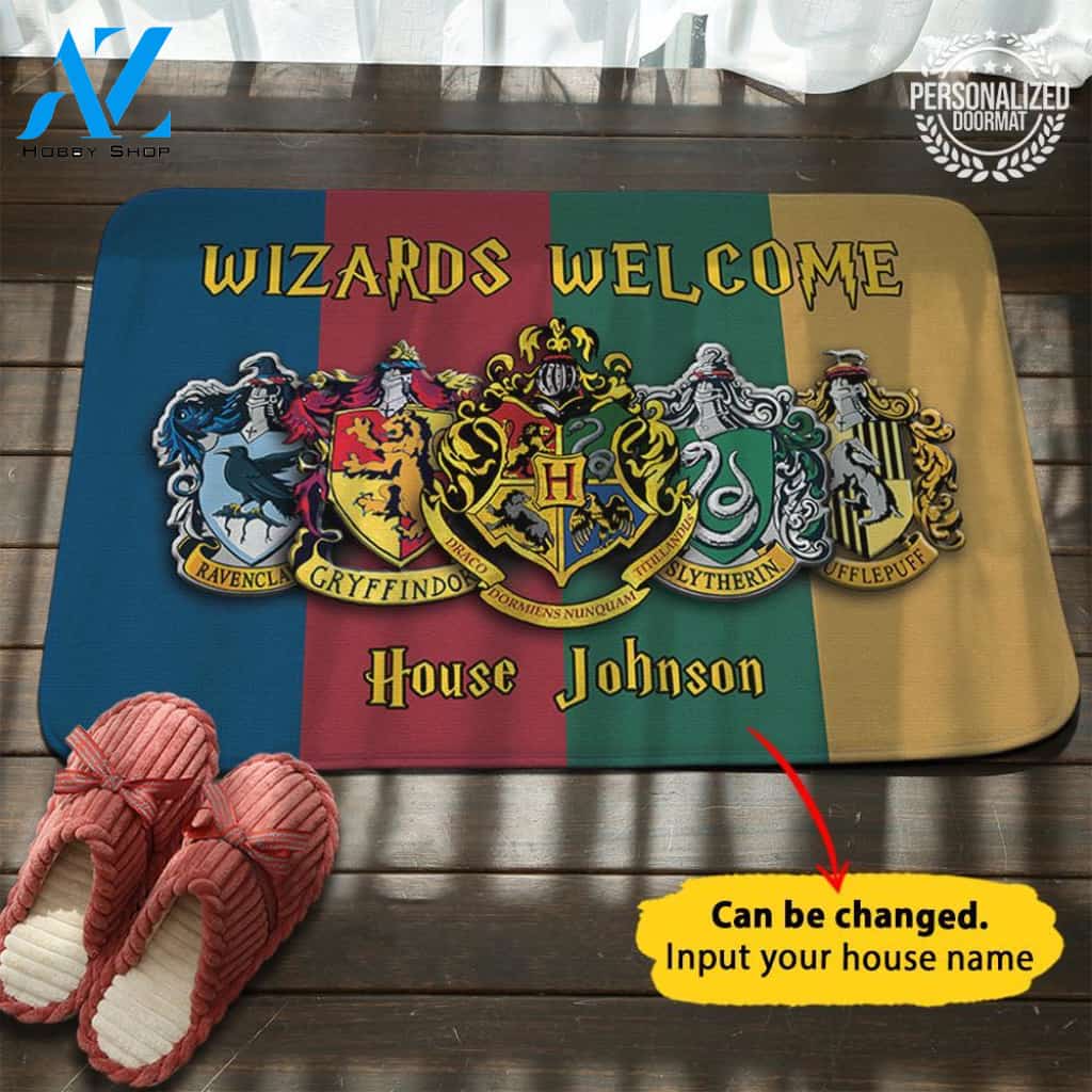 HP Personalized House Name Doormat