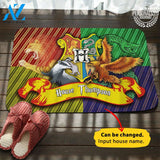 HP Wizards Personalized House Name Doormat