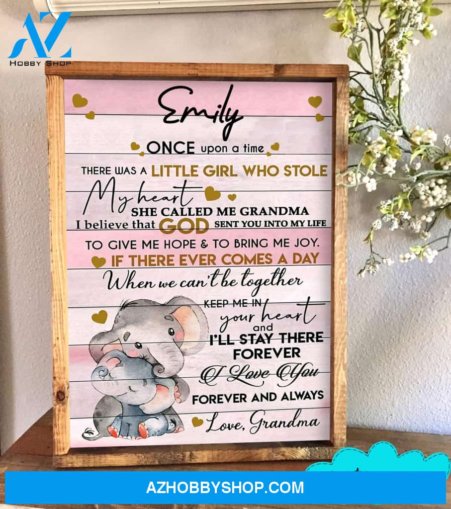 Htth - stole my heart - poster gift for granddaughters poster for granddaughters