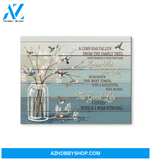 Hummingbird - A Fallen Limb - Canvas Wall Art