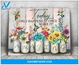 Hummingbird Amazing Canvas Wall Art