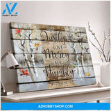 Hummingbird and Cardinal Act Justly Love Mercy Walk Humbly Canvas Wall Art Decor