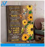 Hummingbird Awesome Canvas Wall Art