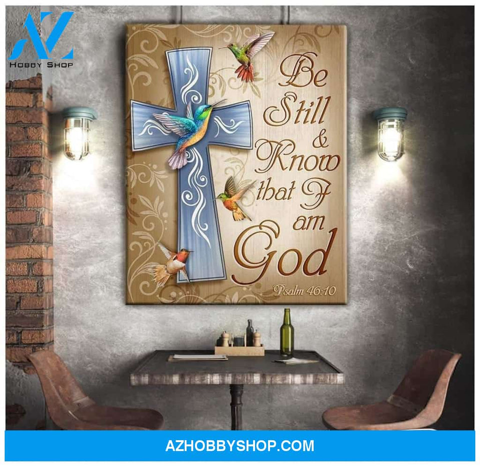 Hummingbird Be Still Wall Art Canvas Prints