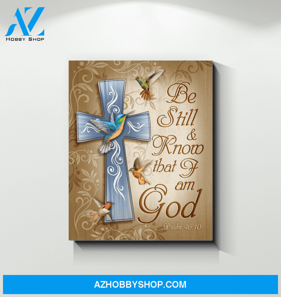 Hummingbird Be Still Wall Art Canvas Prints