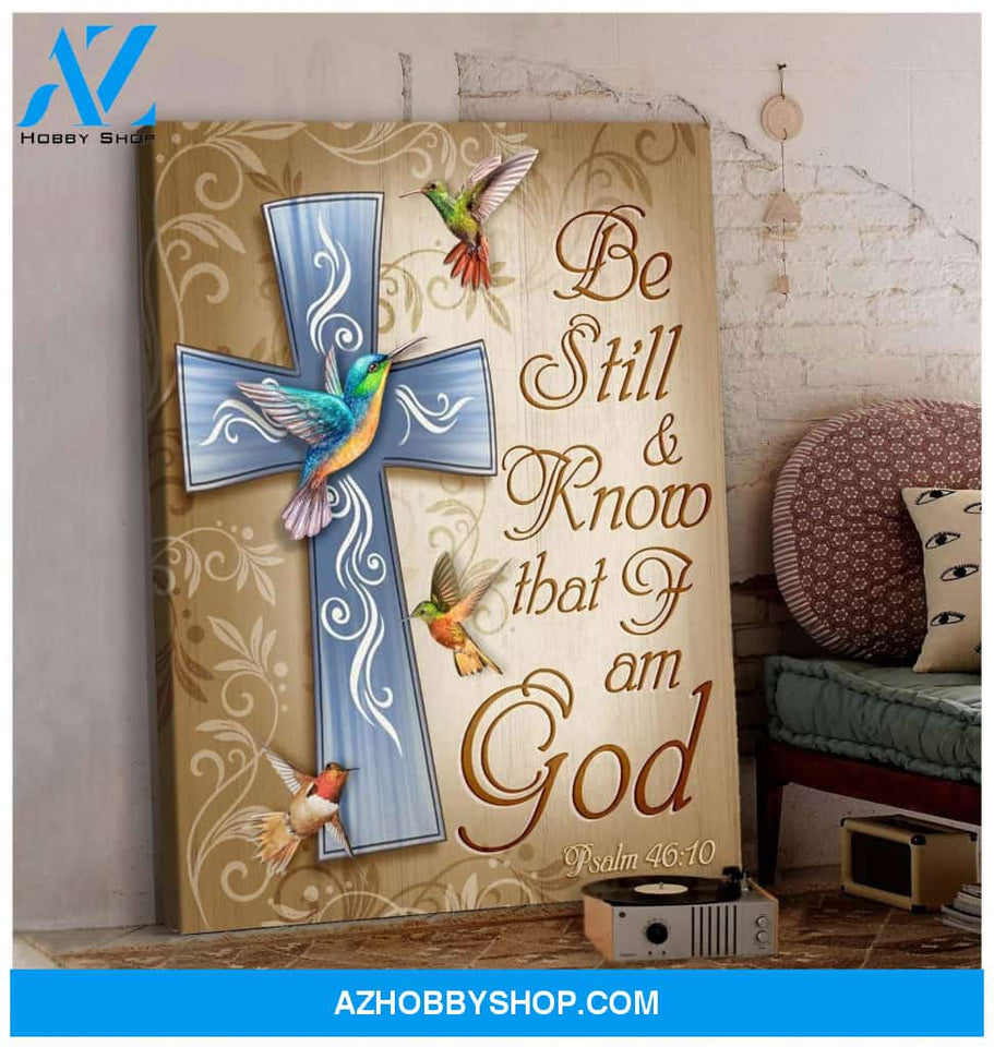 Hummingbird Be Still Wall Art Canvas Prints