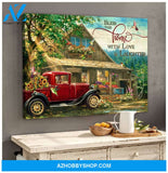 Hummingbird Bless Canvas Wall Art