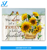 Hummingbird Blessing Canvas Wall Art