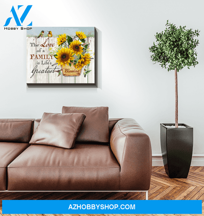 Hummingbird Blessing Canvas Wall Art