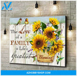 Hummingbird Blessing Canvas Wall Art