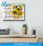 Hummingbird Blessing Canvas Wall Art