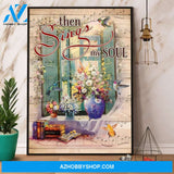 Hummingbird Book Then Sings My Soul Canvas And Poster, Wall Decor Visual Art