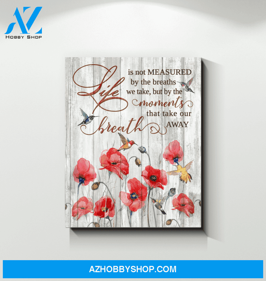 Hummingbird Breath Away Canvas Wall Art