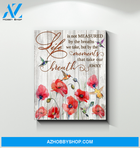 Hummingbird Breath Away Canvas Wall Art