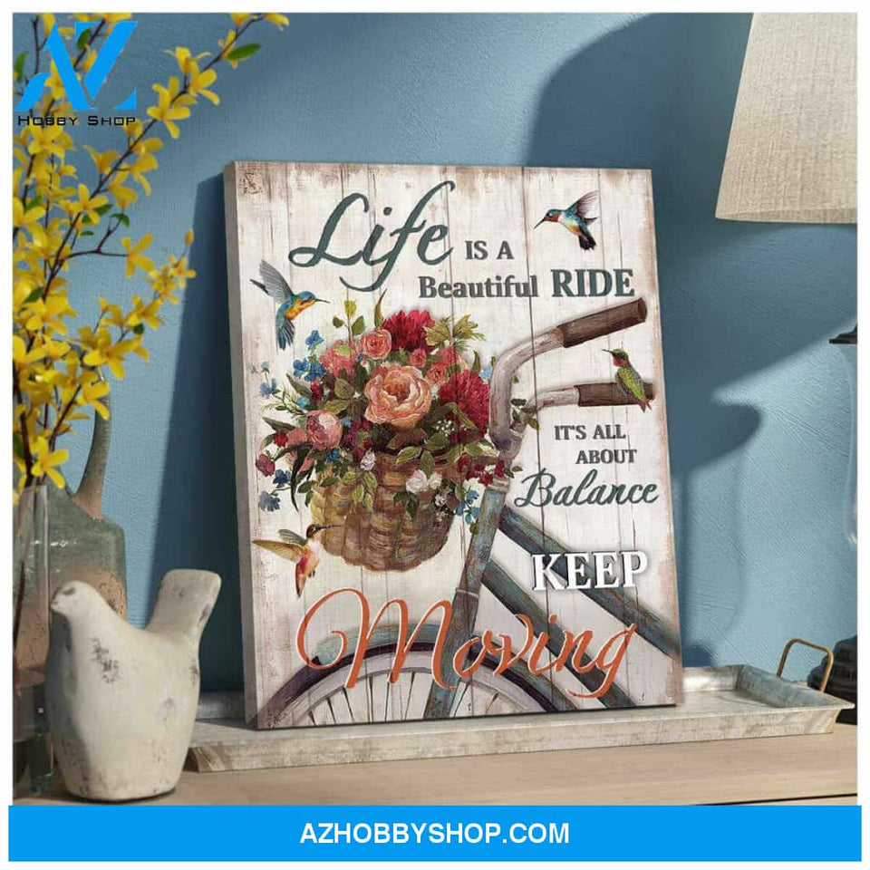 Hummingbird Canvas Beautiful Ride Wall Art Decor