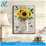 Hummingbird Canvas - Hanging Art Above Sofa