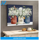 Hummingbird Canvas Happily Ever After Wall Art Decor