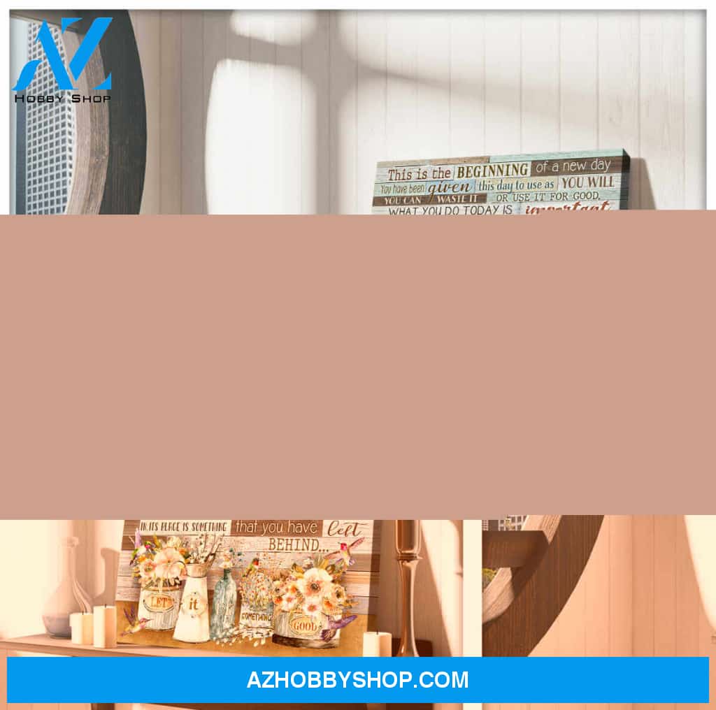 Hummingbird Canvas Let it be something good Wall Art Decor