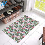 Hummingbird Cute Themed Print Rubber Doormat