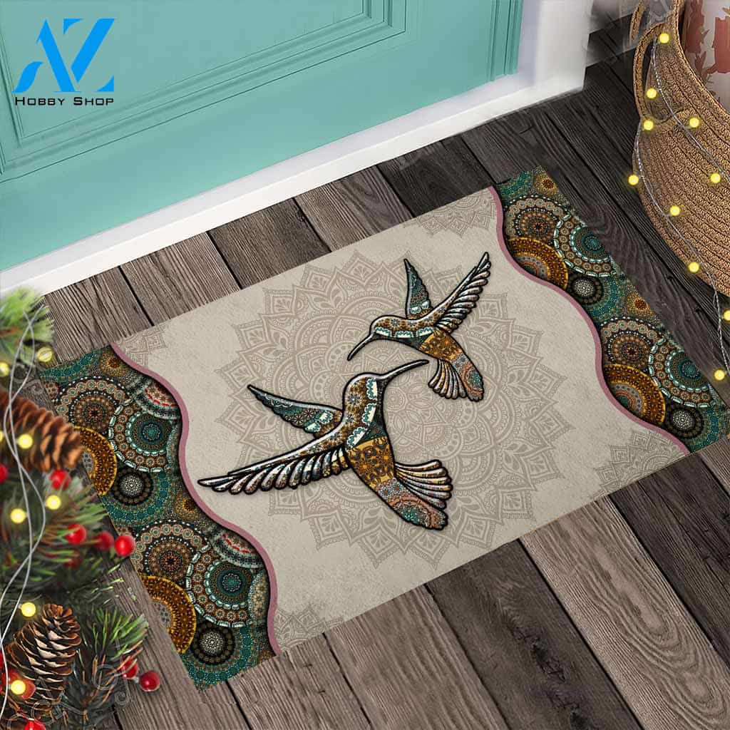 Hummingbird Doormat