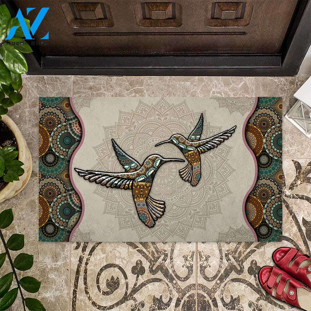 Hummingbird Doormat