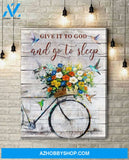 Hummingbird Give It To God Canvas Wall Art