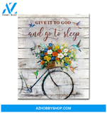 Hummingbird Give It To God Canvas Wall Art