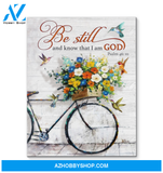 Hummingbird I am a God Premium Wall Art Canvas