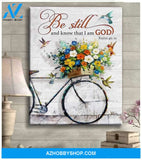 Hummingbird I am a God Premium Wall Art Canvas