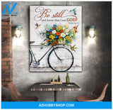 Hummingbird I am a God Premium Wall Art Canvas