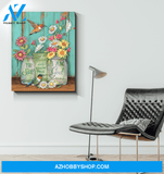 Hummingbird I Am God Canvas Wall Art