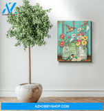 Hummingbird I Am God Canvas Wall Art