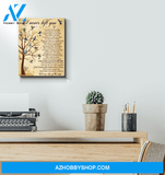 Hummingbird I Never Left You Canvas Wall Art