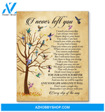 Hummingbird I Never Left You Canvas Wall Art