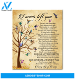 Hummingbird I Never Left You Canvas Wall Art