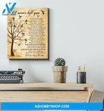 Hummingbird I Never Left You Canvas Wall Art