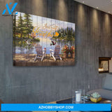 Hummingbird Just Breathe Premium Canvas Wall Art