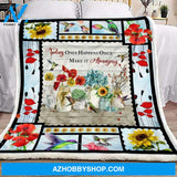 Hummingbird Lover 2 Fleece Blanket