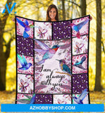 HUMMINGBIRD LOVES YOU - FLEECE BLANKET, GIFT FOR YOU, GIFT FOR HER, GIFT FOR HUMMINGBIRD LOVER Family Friend Home Decor Bedding Couch Sofa Soft And Comfy Cozy