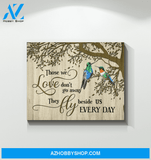 Hummingbird Memorial Premium Wall Art Canvas - Those We Love Don't Go Premium Canvas