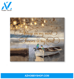 Hummingbird Memorial Wall Art Canvas