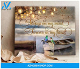 Hummingbird Memorial Wall Art Canvas